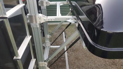 T-slot rooftop tent install