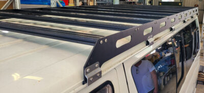 Aluminium roof rack for Toyota Hiace panel van