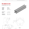 GAP Engineering 20x20 T-Slot extruded profile anodized black